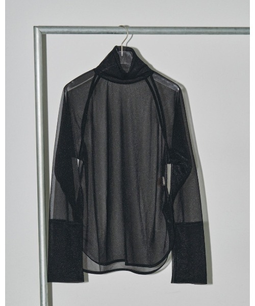 TODAYFUL Sheer Turtle Tops 12320617