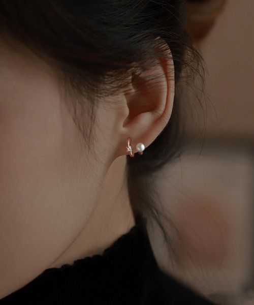 almo(アルモ)の「クラシックパールピアス/ペア(RO)(ピアス(両耳用)・レディース・A/B・FREE)」の15枚目の写真