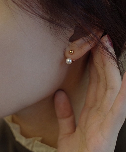 almo(アルモ)の「クラシックパールピアス/ペア(RO)(ピアス(両耳用)・レディース・A/B・FREE)」の11枚目の写真