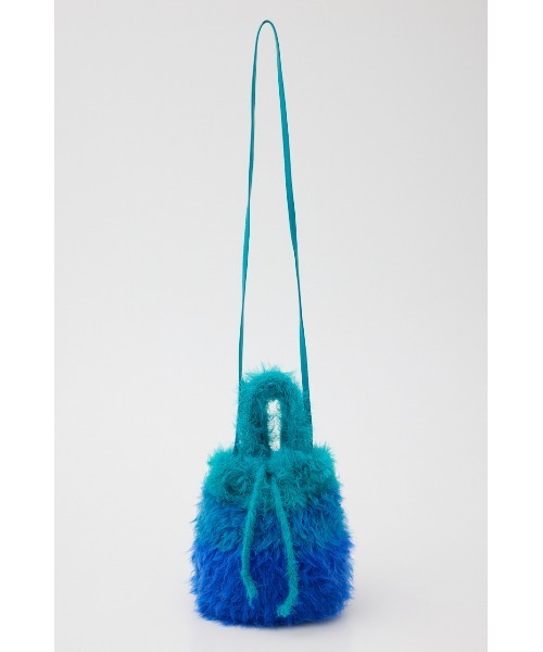 RODEO CROWNS WIDE BOWL（ロデオクラウンズワイドボウル）の「シャギーミニバッグ（ショルダーバッグ・レディース・ブルー/ピンク・FREE）」の16枚目の写真