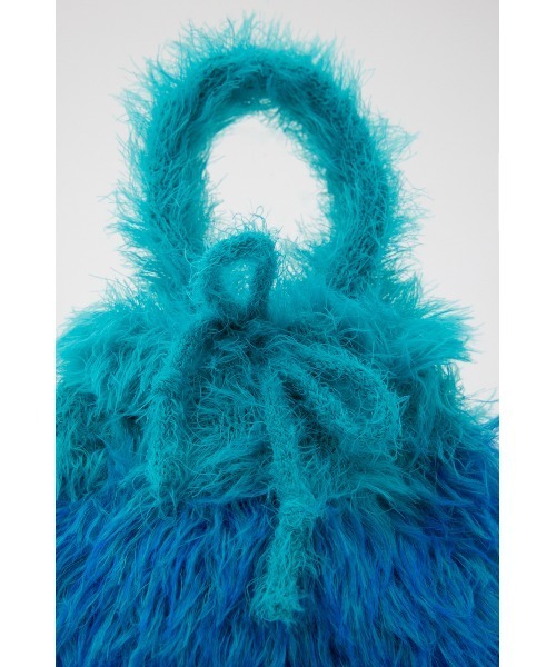 RODEO CROWNS WIDE BOWL（ロデオクラウンズワイドボウル）の「シャギーミニバッグ（ショルダーバッグ・レディース・ブルー/ピンク・FREE）」の18枚目の写真