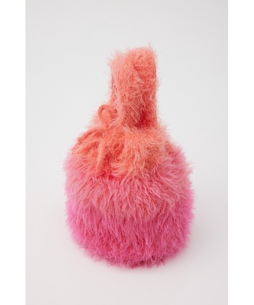 RODEO CROWNS WIDE BOWL（ロデオクラウンズワイドボウル）の「シャギーミニバッグ（ショルダーバッグ・レディース・ブルー/ピンク・FREE）」の6枚目の写真