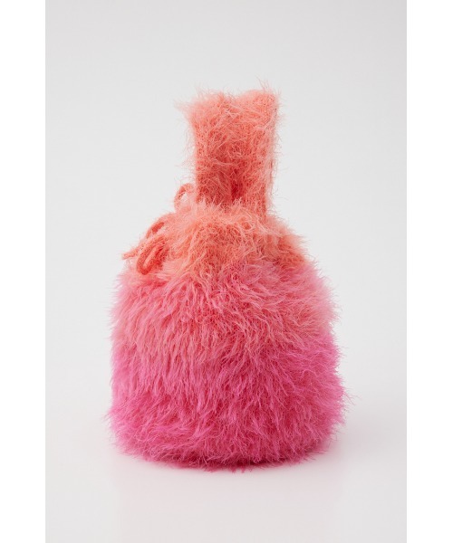 RODEO CROWNS WIDE BOWL（ロデオクラウンズワイドボウル）の「シャギーミニバッグ（ショルダーバッグ・レディース・ブルー/ピンク・FREE）」の7枚目の写真