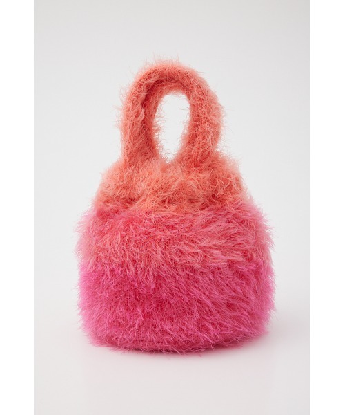 RODEO CROWNS WIDE BOWL（ロデオクラウンズワイドボウル）の「シャギーミニバッグ（ショルダーバッグ・レディース・ブルー/ピンク・FREE）」の8枚目の写真