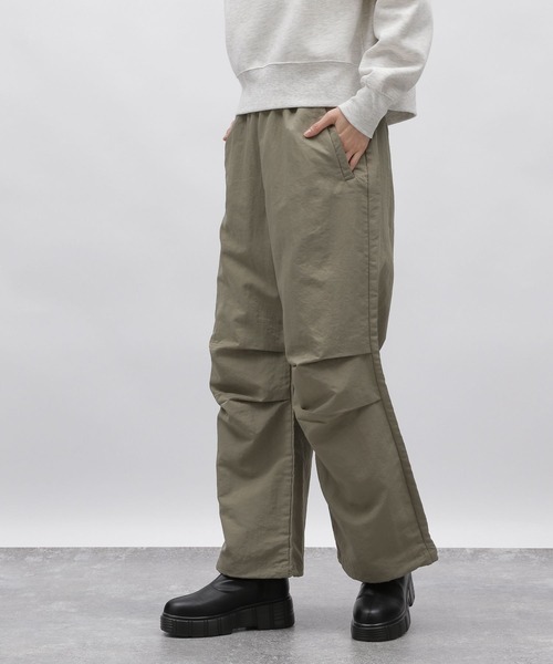 LAKOLE（ラコレ）の「パラシュートパンツ / 988016（その他パンツ・レディース・カーキ/ブラック・SMALL/MEDIUM）」の10枚目の写真