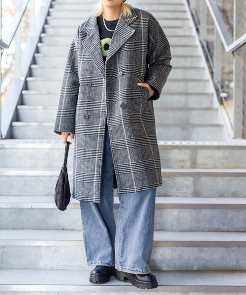 SpRay（スプレイ）の「ロゴジャガードニット（ニット/セーター・レディース・グリーン/ブルー/イエロー/パープル/ブラック・FREE）」の14枚目の写真