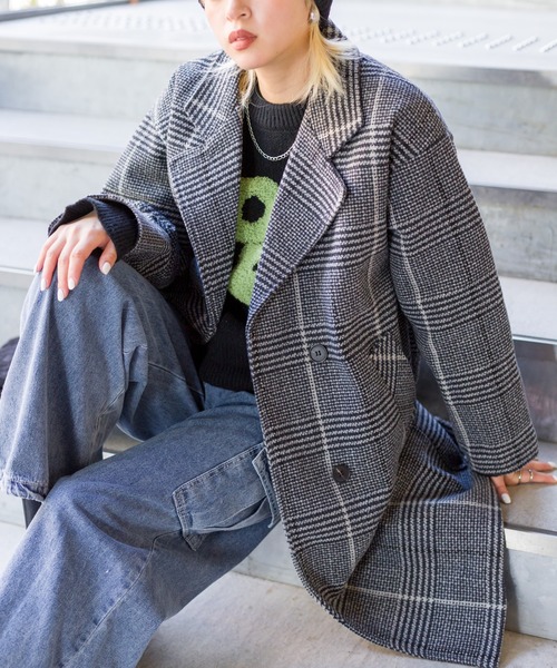 SpRay（スプレイ）の「ロゴジャガードニット（ニット/セーター・レディース・グリーン/ブルー/イエロー/パープル/ブラック・FREE）」の18枚目の写真