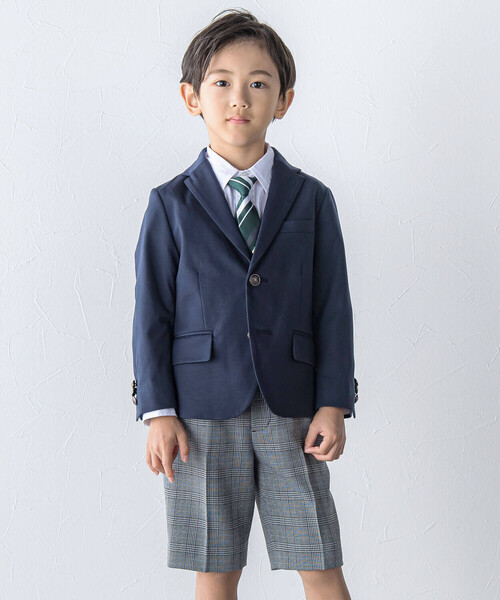 BeBe(ベベ)の「グレンチェックハーフパンツ(90~130cm)(スーツパンツ・キッズ・ブラック系その他・130cm/120cm/110cm)」の7枚目の写真