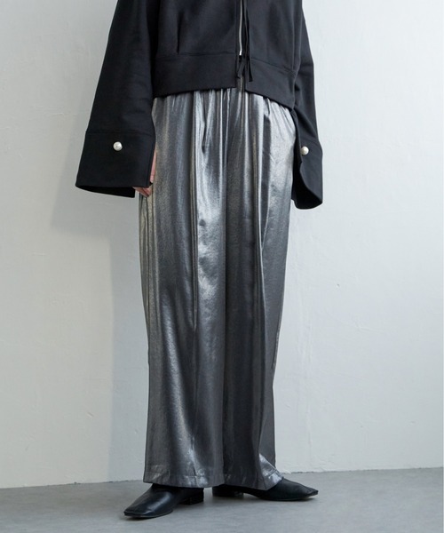 notch.(ノッチ)の「グリッターイージーパンツ(その他パンツ・レディース・ブラック/ベージュ・M)」の17枚目の写真