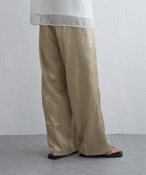 notch.(ノッチ)の「グリッターイージーパンツ(その他パンツ・レディース・ブラック/ベージュ・M)」の22枚目の写真