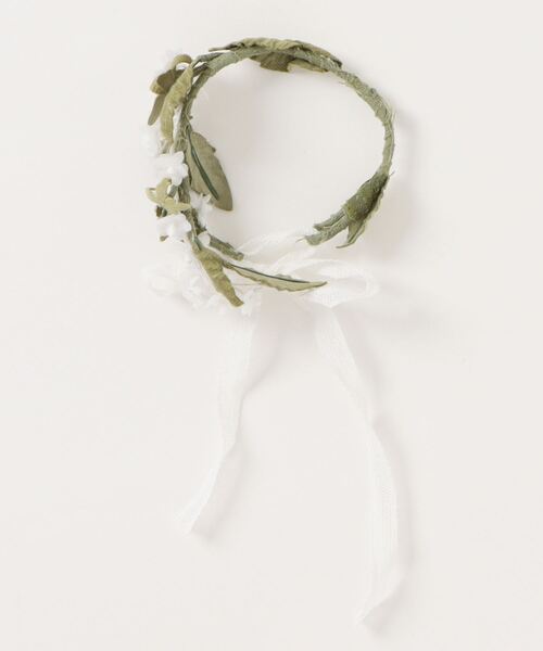 m.soeur(エムスール)の「ヤマゴボウとリーフのブレスレット(ブレスレット・レディース・グリーン・FREE)」の3枚目の写真