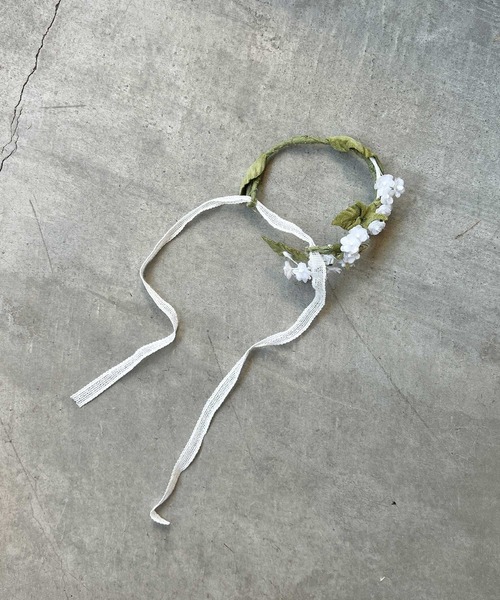 m.soeur(エムスール)の「ヤマゴボウとリーフのブレスレット(ブレスレット・レディース・グリーン・FREE)」の6枚目の写真