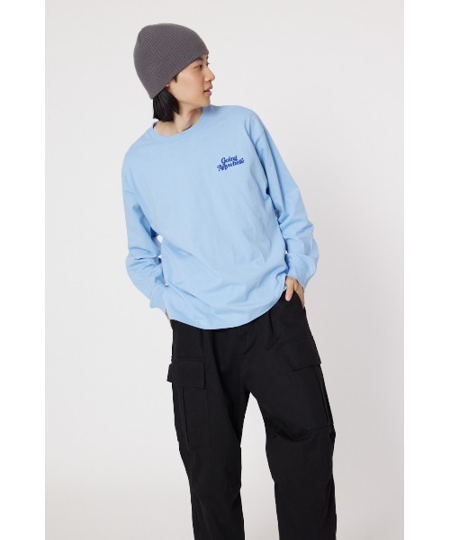 RODEO CROWNS WIDE BOWL(ロデオクラウンズワイドボウル)の「COMING L/S Tシャツ(Tシャツ/カットソー・メンズ・ブラック/オフホワイト/ブルー/レッド・MEDIUM/LARGE)」の5枚目の写真
