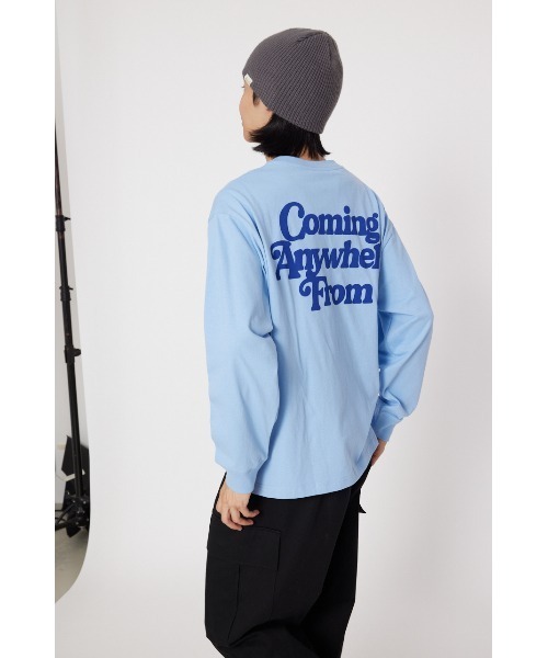 RODEO CROWNS WIDE BOWL(ロデオクラウンズワイドボウル)の「COMING L/S Tシャツ(Tシャツ/カットソー・メンズ・ブラック/オフホワイト/ブルー/レッド・MEDIUM/LARGE)」の7枚目の写真