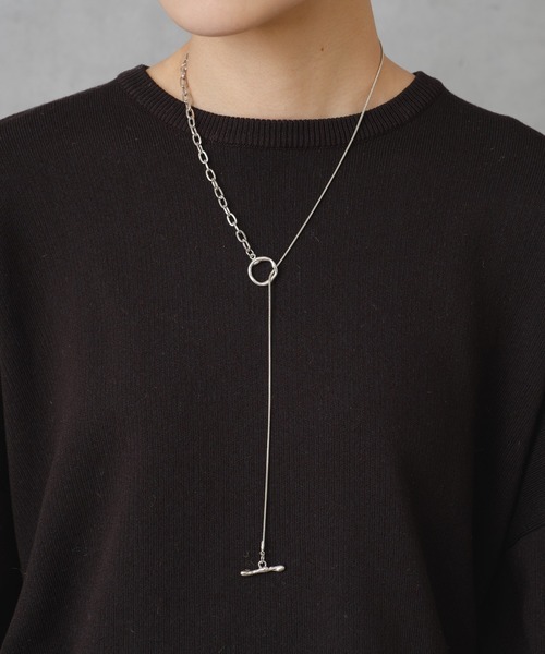 BIRTHDAY BAR(バースデイバー)の「3way Long Chain Necklace(ネックレス・レディース・シルバー・フリー)」の5枚目の写真