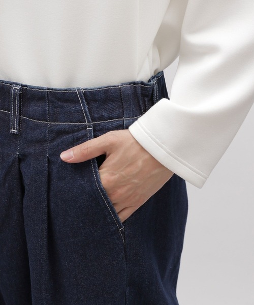 LAKOLE（ラコレ）の「デニムワイドストレートパンツ / 991906（デニムパンツ・メンズ・ブラック/ネイビー/ライトブルー・LARGE/SMALL/MEDIUM）」の16枚目の写真