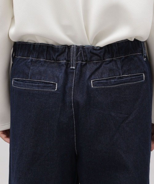 LAKOLE（ラコレ）の「デニムワイドストレートパンツ / 991906（デニムパンツ・メンズ・ブラック/ネイビー/ライトブルー・LARGE/SMALL/MEDIUM）」の18枚目の写真