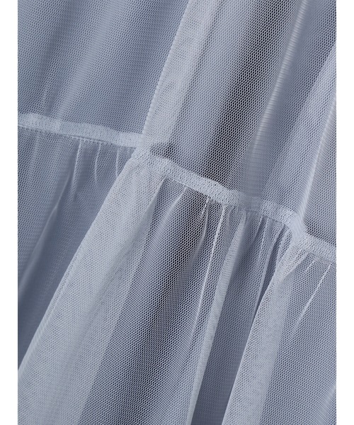 earth music&ecology(アースミュージックアンドエコロジー)の「SET2点ティアードぺチドレス+チュールワンピース(ワンピース・レディース・ブルー/イエロー/ホワイト・FREE)」の17枚目の写真