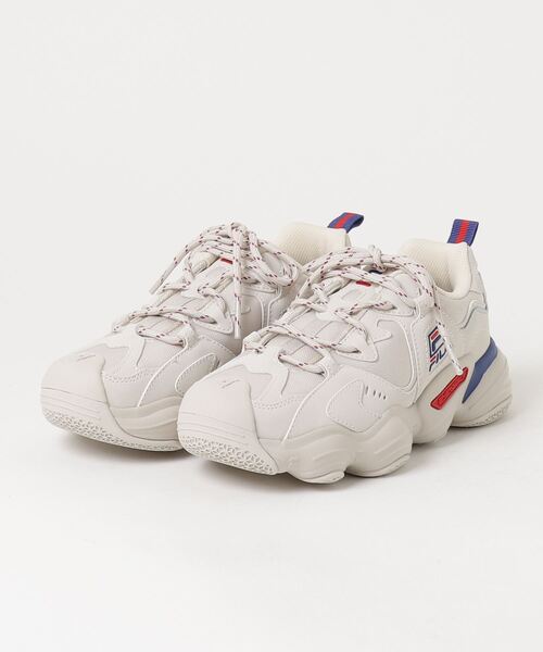 FILA（フィラ）の「フローター / FLOATER / 厚底スニーカー（スニーカー・レディース・ライトグレー/ホワイト系その他/ブラウン・28.0cm/27.0cm/26.0cm/25.0cm/24.0cm/23.0cm）」の2枚目の写真
