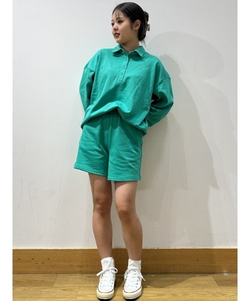 GAP(ギャップ)の「GAPロゴ ポロスウェット・トレーナー(ポロシャツ・レディース・ネイビー/グリーン/ピンク・S/M/L/XL/XS/XXS)」の10枚目の写真