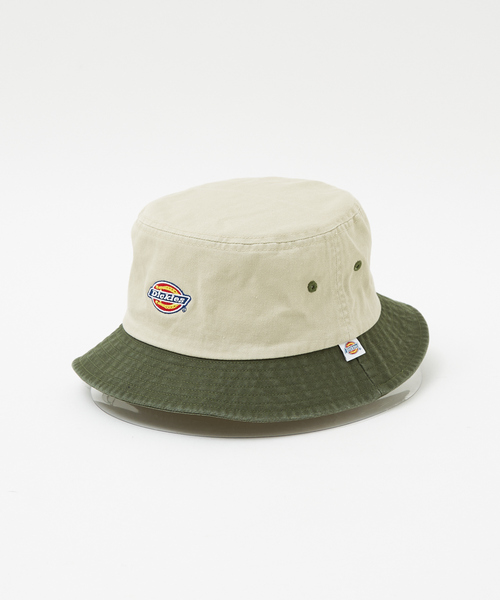 Dickies（ディッキーズ）の「【DICKIES/ディッキーズ】TWO TONE BUCKET/2トーンバケットハット（ハット・メンズ・ブラック/ベージュ/モスグリーン/ホワイト・フリー）」の11枚目の写真