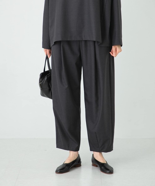 【新品】かぐれ クロップドイージートラウザー　ブラック　DOORS かぐれ（カグレ）の「クロップドイージートラウザー（その他パンツ
