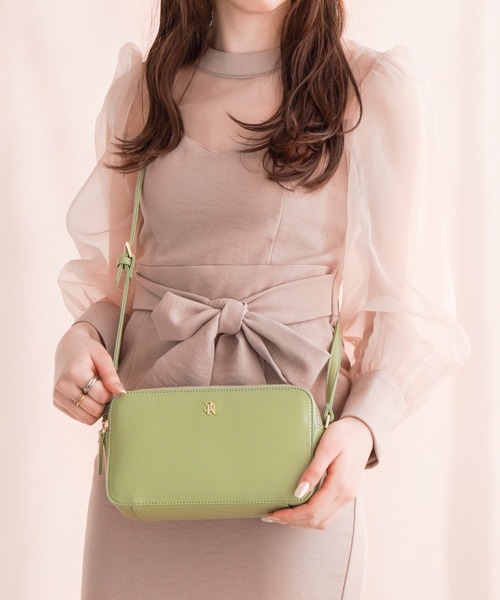 Jewelna Rose(ジュエルナローズ)の「ロナ ショルダーバッグ 11938(ショルダーバッグ・レディース・ブラック/グリーン系その他/アイボリー/グレイッシュベージュ/ホワイト/テラコッタ/ライトグレー/ライトブルー・FREE)」の7枚目の写真