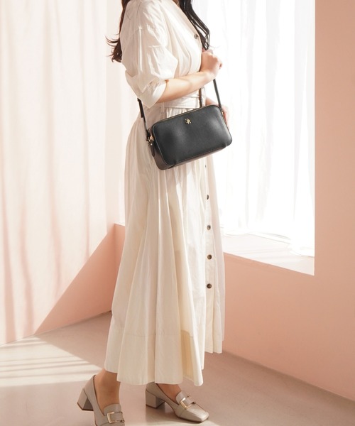 Jewelna Rose(ジュエルナローズ)の「ロナ ショルダーバッグ 11938(ショルダーバッグ・レディース・ブラック/グリーン系その他/アイボリー/グレイッシュベージュ/ホワイト/テラコッタ/ライトグレー/ライトブルー・FREE)」の9枚目の写真