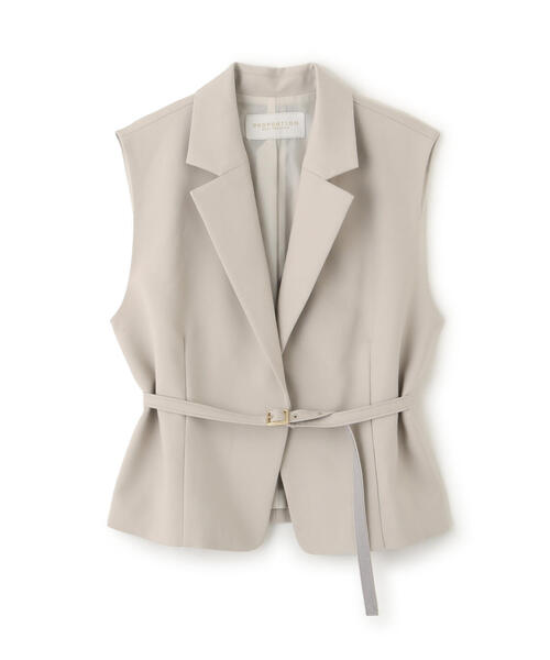PROPORTION BODY DRESSING（プロポーションボディドレッシング）の「ベルト付ジレ / 1214150200（ベスト・レディース・グレー/ブラック・FREE）」の11枚目の写真