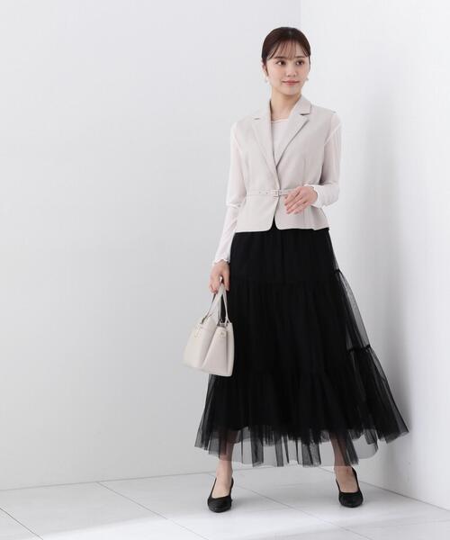 PROPORTION BODY DRESSING（プロポーションボディドレッシング）の「ベルト付ジレ / 1214150200（ベスト・レディース・グレー/ブラック・FREE）」の4枚目の写真