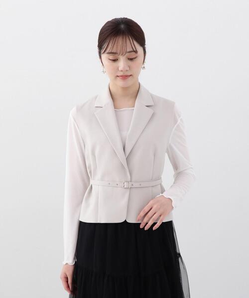 PROPORTION BODY DRESSING（プロポーションボディドレッシング）の「ベルト付ジレ / 1214150200（ベスト・レディース・グレー/ブラック・FREE）」の6枚目の写真