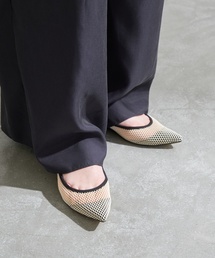 LE TALON | ポインテッドネットフラット(その他シューズ)