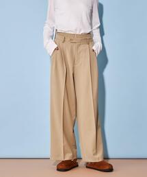 CITEN | ＜CITEN＞レイヤード ウエスト ワイド スラックス(スラックス)