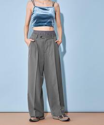 CITEN | ＜CITEN＞レイヤード ウエスト ワイド スラックス(スラックス)