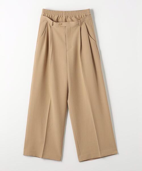 CITEN（シテン）の「＜CITEN＞レイヤード ウエスト ワイド スラックス（スラックス・レディース・グレー/ベージュ/ブラック・M/S）」の21枚目の写真