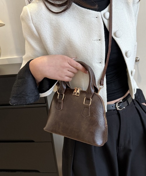 TONE SELECT GOODS（トーンセレクトグッズ）の「urbanfemine./PU2wayバッグ U7184（ショルダーバッグ・レディース・ブラック/ベージュ/ブラウン/ダークブラウン・FREE）」の7枚目の写真