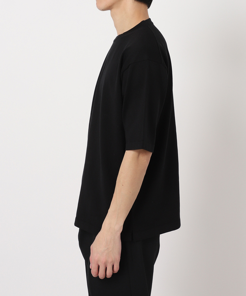 EDIFICE（エディフィス）の「16ゲージ シルクミックス プレーティングニットTシャツ（ニット/セーター・メンズ・ブラック/ホワイト・MEDIUM/LARGE）」の18枚目の写真