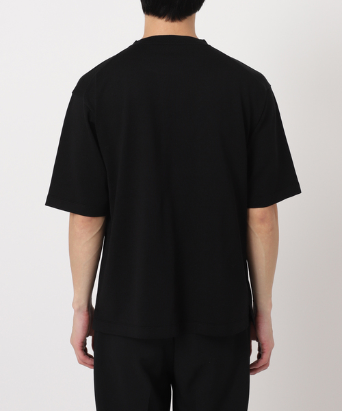 EDIFICE（エディフィス）の「16ゲージ シルクミックス プレーティングニットTシャツ（ニット/セーター・メンズ・ブラック/ホワイト・MEDIUM/LARGE）」の19枚目の写真