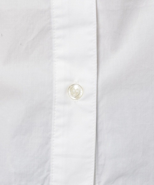 niko and...（ニコアンド）の「マーセドルマンバンドシャツ（シャツ/ブラウス・レディース・ブルー/ラベンダー/ピンク/ホワイト/グリーン・BIG(L)/SHORT）」の16枚目の写真