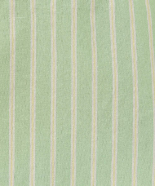 niko and...（ニコアンド）の「マーセドルマンバンドシャツ（シャツ/ブラウス・レディース・ブルー/ラベンダー/ピンク/ホワイト/グリーン・BIG(L)/SHORT）」の14枚目の写真