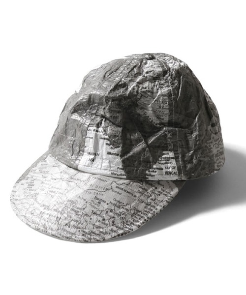 90s 地図柄 ペーパーキャップ USA製 フリーサイズ レア ヴィンテージ HOUSTON（ヒューストン）の「HOUSTON 地図柄ペーパーキャップ