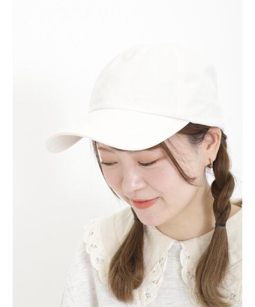 Samansa Mos2（サマンサ モスモス）の「【UV CUT・吸水速乾】ストラップ付キャップ（ハット・レディース・オフホワイト/グリーン/ピンク・F）」の12枚目の写真