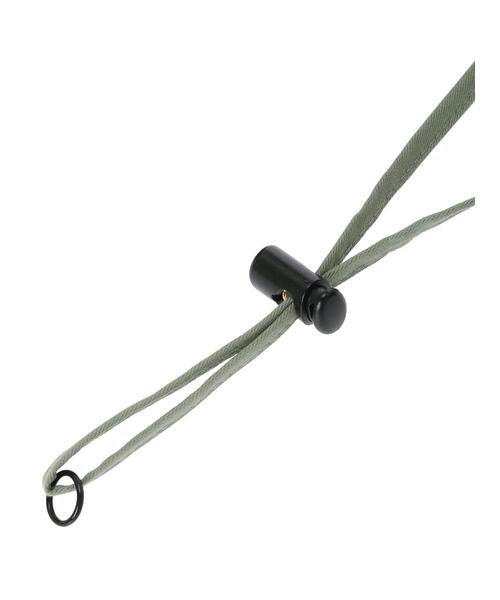 Samansa Mos2（サマンサ モスモス）の「【UV CUT・吸水速乾】ストラップ付キャップ（ハット・レディース・オフホワイト/グリーン/ピンク・F）」の4枚目の写真