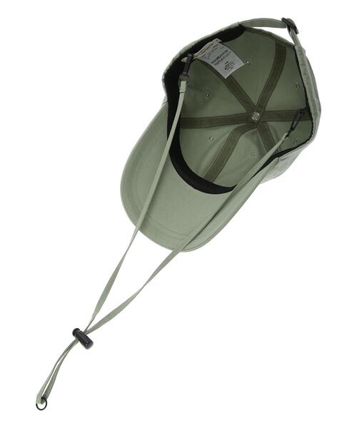 Samansa Mos2（サマンサ モスモス）の「【UV CUT・吸水速乾】ストラップ付キャップ（ハット・レディース・オフホワイト/グリーン/ピンク・F）」の5枚目の写真