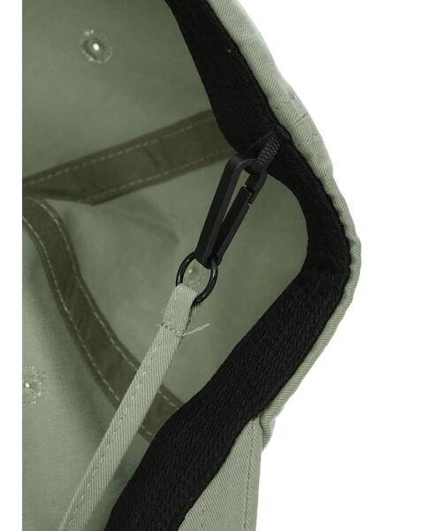 Samansa Mos2（サマンサ モスモス）の「【UV CUT・吸水速乾】ストラップ付キャップ（ハット・レディース・オフホワイト/グリーン/ピンク・F）」の6枚目の写真