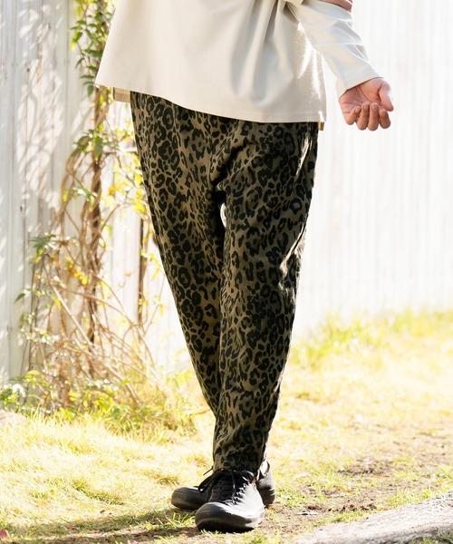 CAMBIO(カンビオ)の「mp12068- Leopard Print Sweat Balloon Pants バルーンパンツ(その他パンツ・メンズ・オリーブ/ベージュ/チャコール・S/M/L)」の11枚目の写真