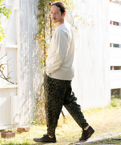 CAMBIO(カンビオ)の「mp12068- Leopard Print Sweat Balloon Pants バルーンパンツ(その他パンツ・メンズ・オリーブ/ベージュ/チャコール・S/M/L)」の13枚目の写真