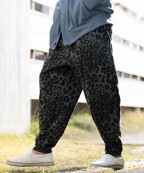 CAMBIO(カンビオ)の「mp12068- Leopard Print Sweat Balloon Pants バルーンパンツ(その他パンツ・メンズ・オリーブ/ベージュ/チャコール・S/M/L)」の15枚目の写真