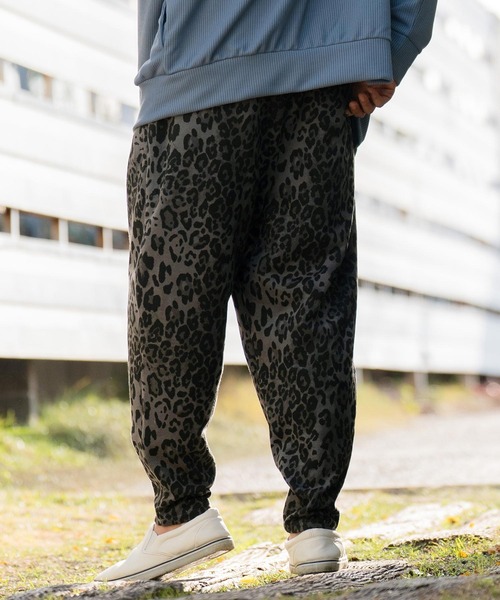 CAMBIO(カンビオ)の「mp12068- Leopard Print Sweat Balloon Pants バルーンパンツ(その他パンツ・メンズ・オリーブ/ベージュ/チャコール・S/M/L)」の17枚目の写真