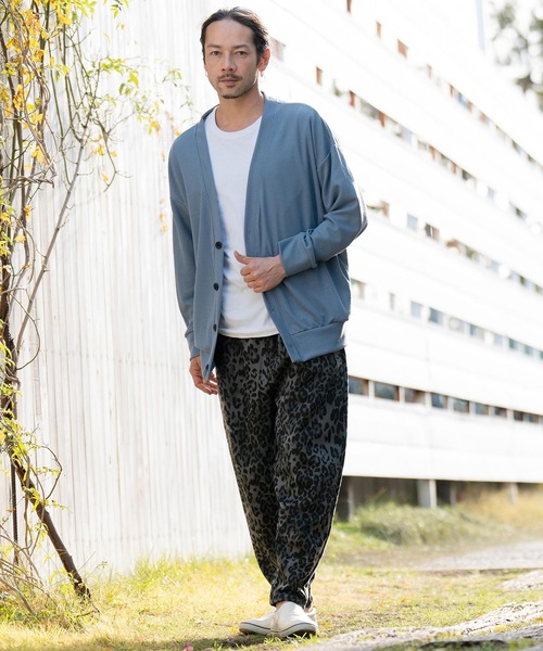 CAMBIO(カンビオ)の「mp12068- Leopard Print Sweat Balloon Pants バルーンパンツ(その他パンツ・メンズ・オリーブ/ベージュ/チャコール・S/M/L)」の20枚目の写真